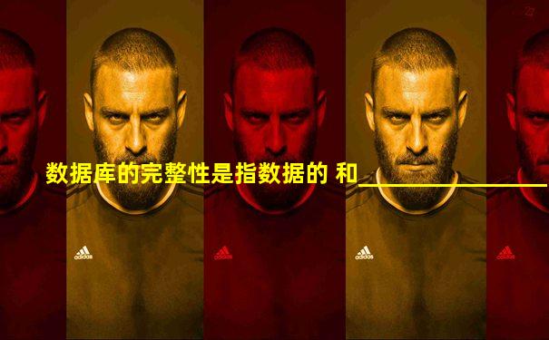 数据库的完整性是指数据的 和_________________